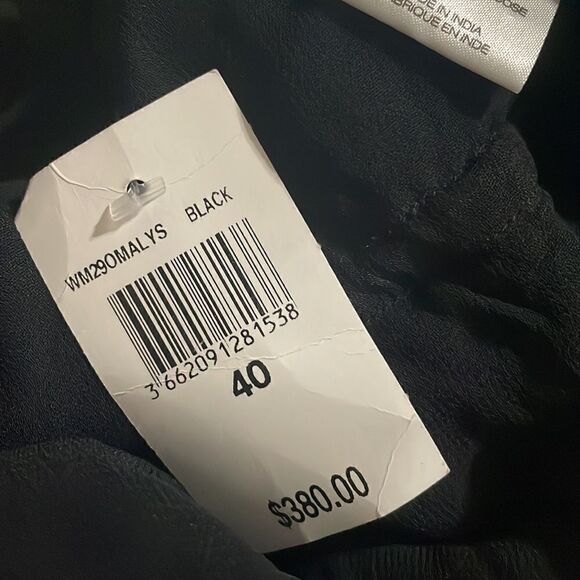 NEW - IRO Women's Black Embroidered Omalys Romper - Size 8 US / EU 40 - Picture 6 of 9